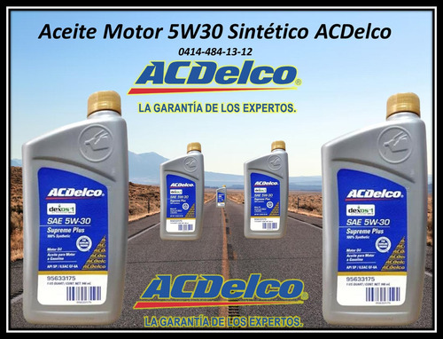 Aceite Motor 5w30 Sintético Acdelco 