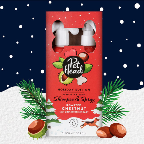 Pet Head Holiday Edition - Juego De Champú Y Aerosol Para