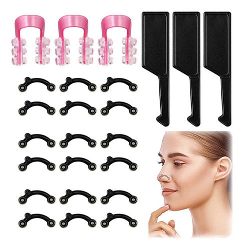 Con Clip Fotografiar Levantar Enderezar Nariz Shaper 15pcs