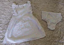 Comprar Conjunto Vestido + Bombacha Cubre Pañal Bebe Beba Bas