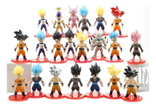 Mini Dragon Ball De 21 Piezas Estilos Sun Wukong