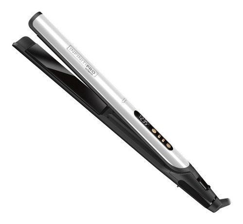 Plancha de cabello Conair Infiniti Pro Electroanodizada Digital CS455ES negra y plateada