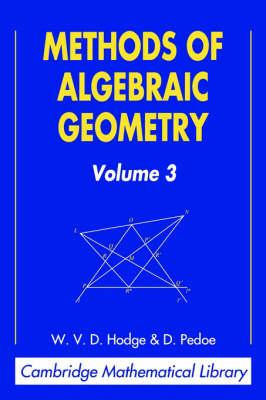 Libro Methods Of Algebraic Geometry: Volume 3 - W. V. D. ...