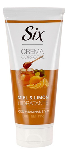 Crema Corporal Six Miel & Limón 195gr Oferta