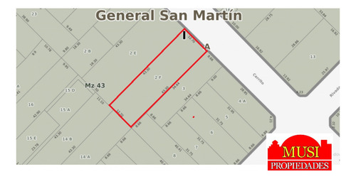 Imagen 2 de 2 de Centro San Martin Lote - Toma Metros.