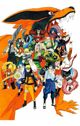 Placa Decorativa Naruto Modelo 1