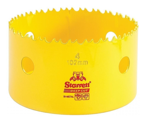 Serra Copo P/ Metal Fast Cut 102mm  4  - Starrett