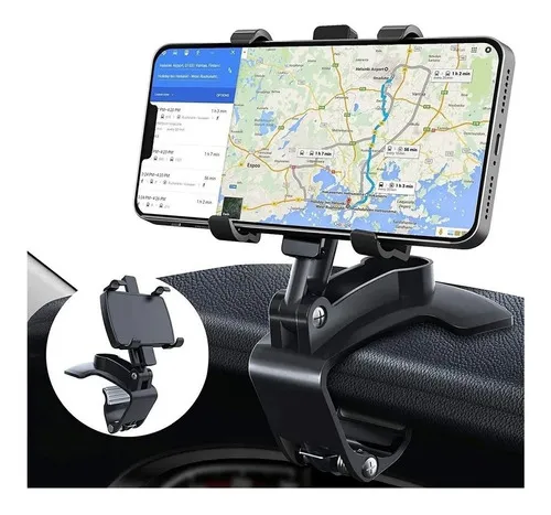 Soporte para teléfono Soporte universal para coche GPS Navegación Espejo  retrovisor Soporte móvil