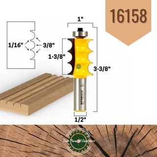 Fresa Router Moldurar Guardas Yonico (usa) 16158