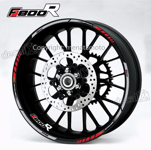 Kit Adesivos Friso Refletivo Roda Moto Bmw F800r Fri016