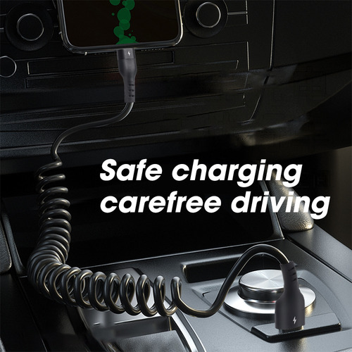 Cable Usb Tipo C De Carga Rápida Para Coche Con Fecha Y Carg