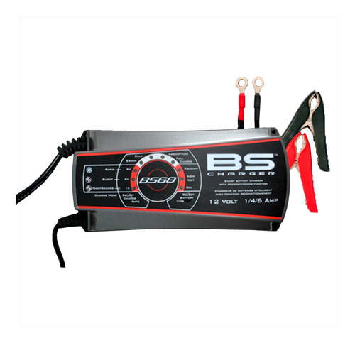 Imagen 1 de 9 de Cargador De Batería Inteligente Para Moto Bs60 12v 1/4/6a