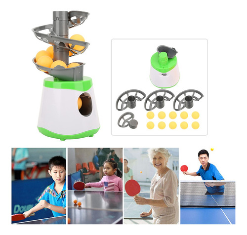 Lançador Automático Ping Pong Portable Abs Para Tênis De Mes
