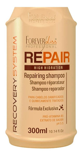 Shampoo Reparador Force Repair Forever Liss  300ml