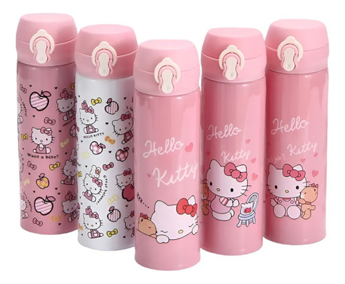 Termo Hello Kitty Termico Portable Juvenil Antiderrames Sanr