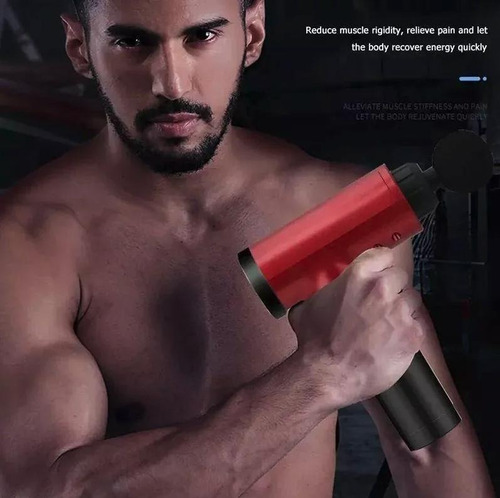 Imagen 3 de 9 de Pistola Masajeadora - Masajeador Muscular 6 Velocidades