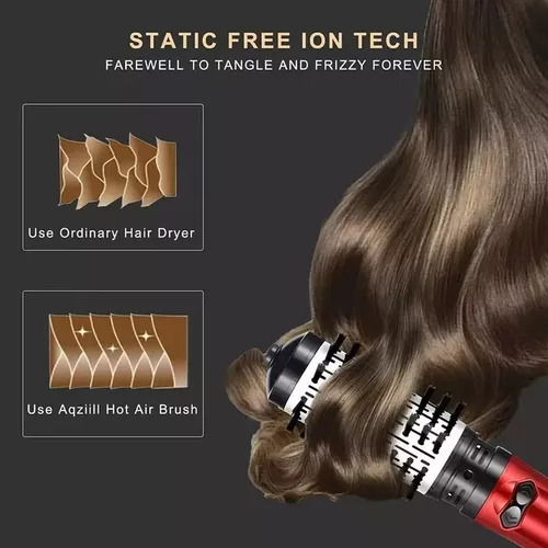 . Plancha De Pelo Rotatoria Blow Dry A