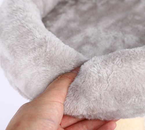 Gimnasio Rascador Torre Para Gato Refugio 3 Color Gris Claro