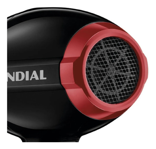 Secador Com Difusor De Cachos Mondial Turbo Color Red 220V