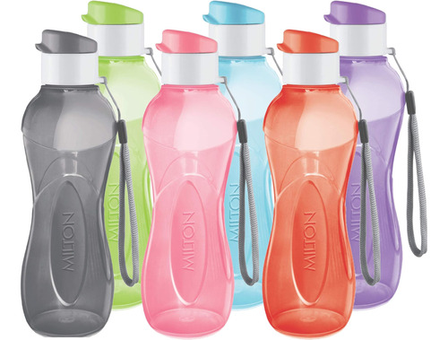 Milton 6- Pack -12 Oz Botella De Agua Para Niños Para La Esc