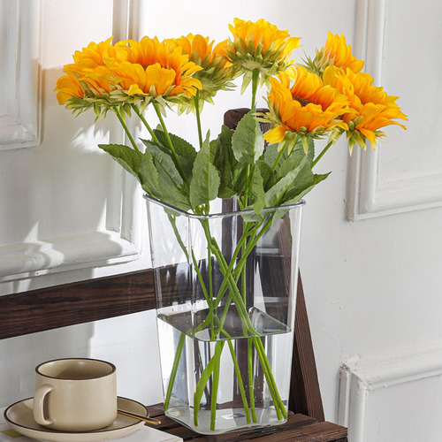 Florero Acrílico, Arreglo Floral Irrompible, Borrar M