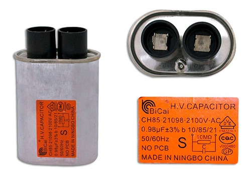 Capacitor Microondas Daewoo 2100 Volts 50/60 Hz 3518302200