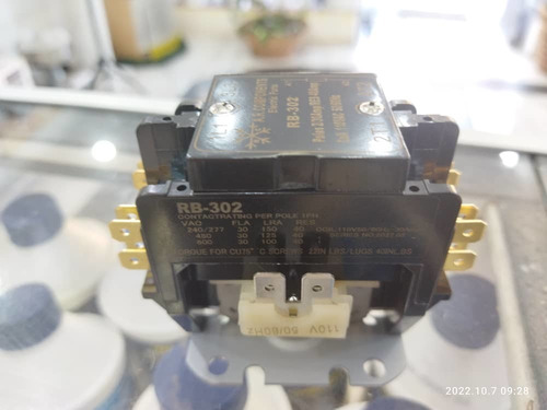 Contactor 2 Polos 30a 110v 