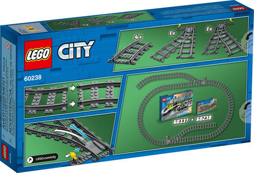 Lego City Trains Switch Tracks 60238 Para Mayores De 5 Años