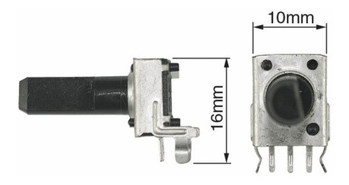 10un Potenciometro Mini Linear 180 Graus 5kb 3 Terminais