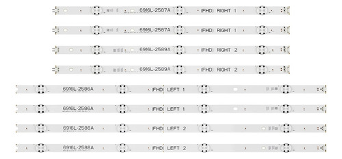 Set Tiras Leds Para Tv LG 49 / 49lh6000
