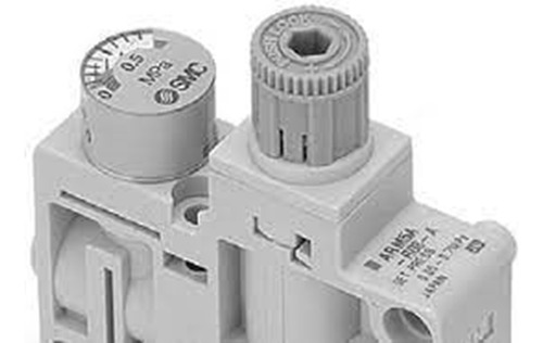 Regulador De Caudal Flujo En Linea Smc Con Escala Arm5sb-06a