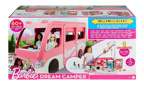 Imagen 2 de 5 de Barbie Camper De Los Sueños