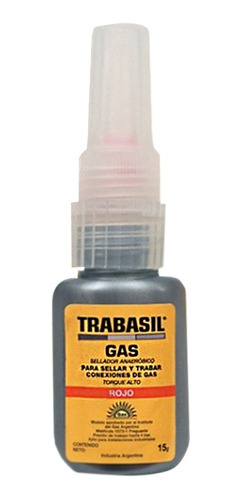 Sellador Conexiones Gas Trabasil Rojo 15 Gr 300054