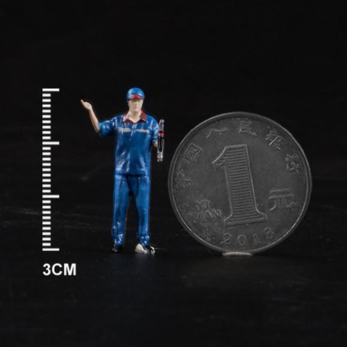 2x Pintado À Mão 1/64 Pequeno Posto De Gasolina