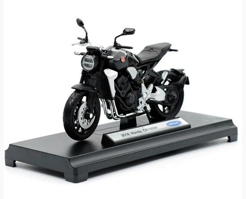 Miniatura Moto Honda Cb1000r Naked 2018 Welly 1:18 (11 Cm) Cor Preto