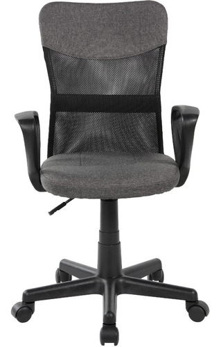 Imagen 2 de 3 de Silla Gerencial De Oficina En Malla Negra Brooklyn