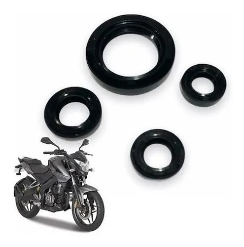 Kit Juego Retenes Motor Bajaj Rouser Ns200 Calidad India