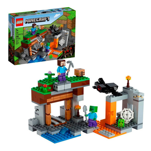 Lego Set Minecraft La Mina Abandonada 248 Pzas