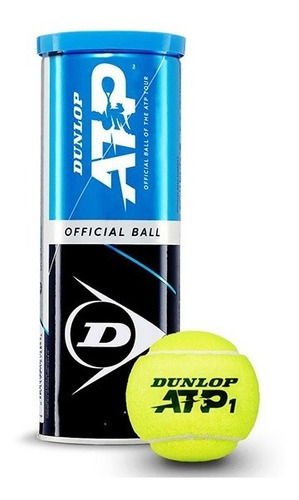 Pelota De Tenis Atp 3 Unidades - Dunlop