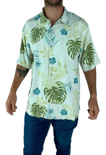 Camisa Hawaiana Importada Varios Diseños Hombre Manga Corta
