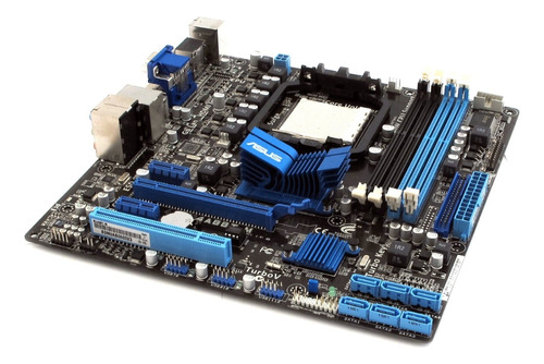 Placa Mãe Asus M4a88t-m Socket Am3 Com Espelho