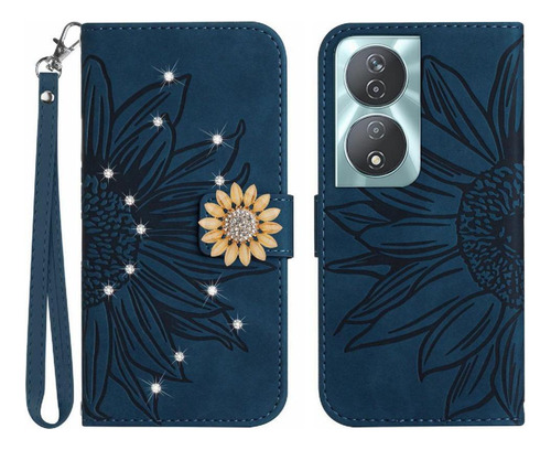 Funda Para Honor X7b Pu Funda Abatible De Cuero Tpu A De
