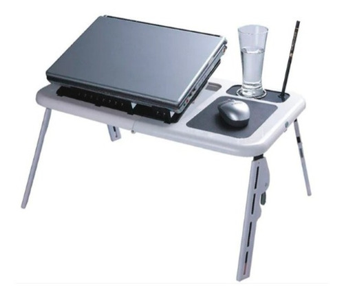 Imagen 3 de 4 de Mesa Para Laptop Regulable Y Plegable, Ventilador.