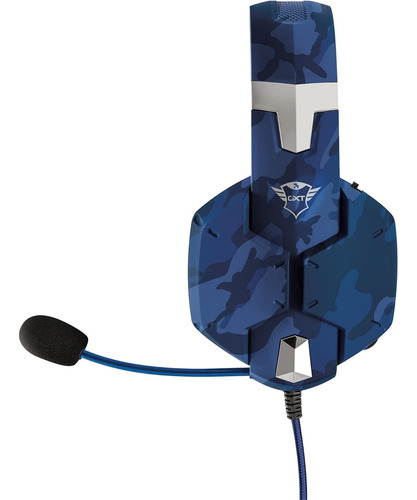 Trust Headset Carus Gxt 322b Blue Camo (azul Camuflado)