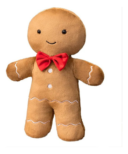 Peluche Galleta Hombre De Jengibre Almohada Navidad