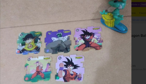 Tazos Yokos Dragon Ball 5 Piezas Pub Esp Eric