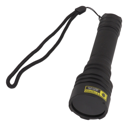 Linterna Uv De 365 Nm Led De Detección Portátil Negra Óptica