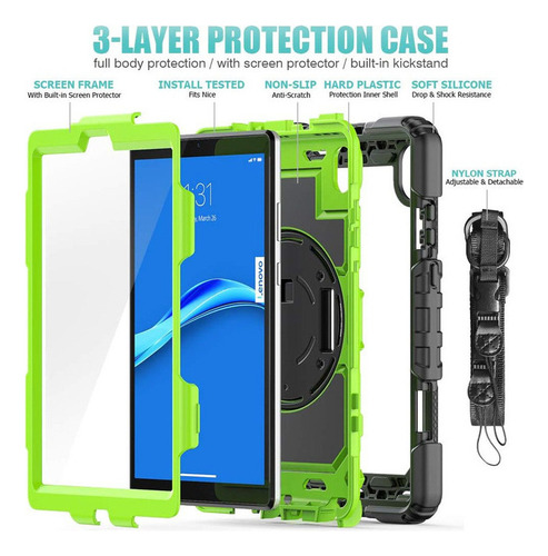 Para Funda Para Lenovo Tab M8 Hd Tb-8505f+protector