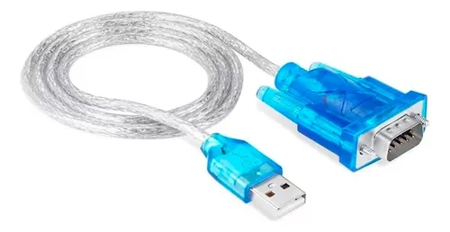 Cable Convertidor Usb A Serial Rs-232 Macho Db9 De 9 Pines