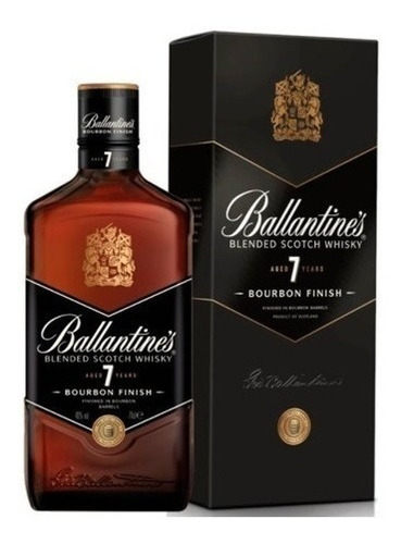 Whisky Ballantine 7 Años Bourbon Finish 700ml Estuche
